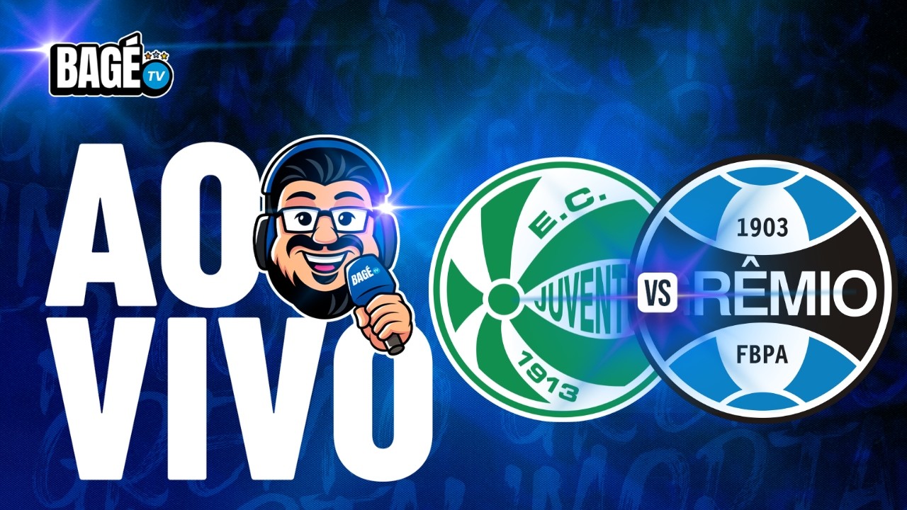 🔵 AO VIVO 🔵 JORNADA DO BAGÉ 🔵 JUVENTUDE X GRÊMIO - [DIRETO DE CAXIAS]