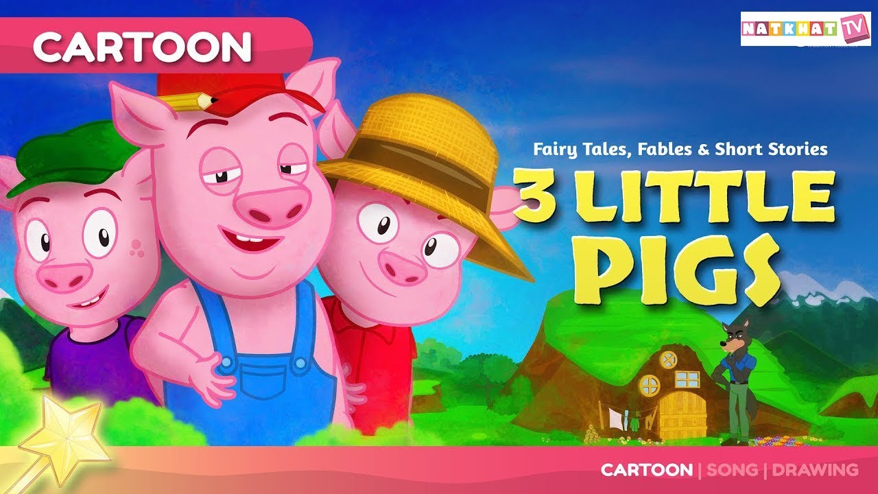 3 Little Pigs I Tale in Marathi I लहान मुलांसाठी नवीन परी कथा I