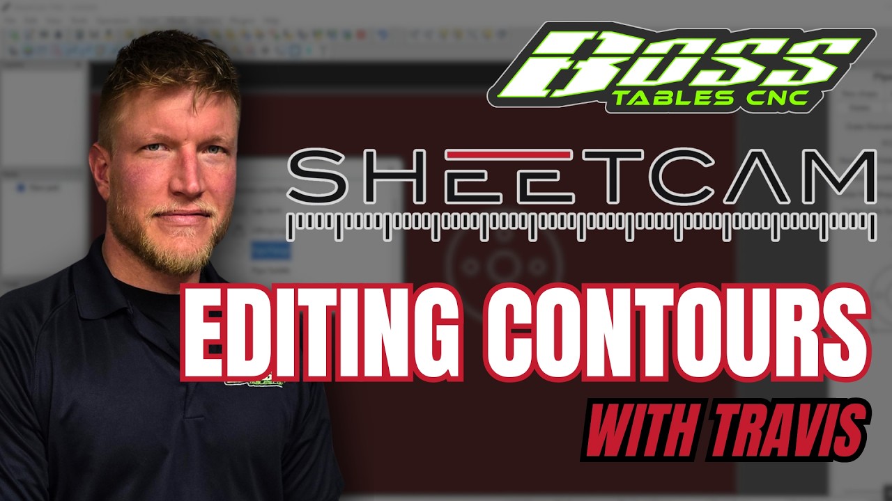 Editing contours SheetCam