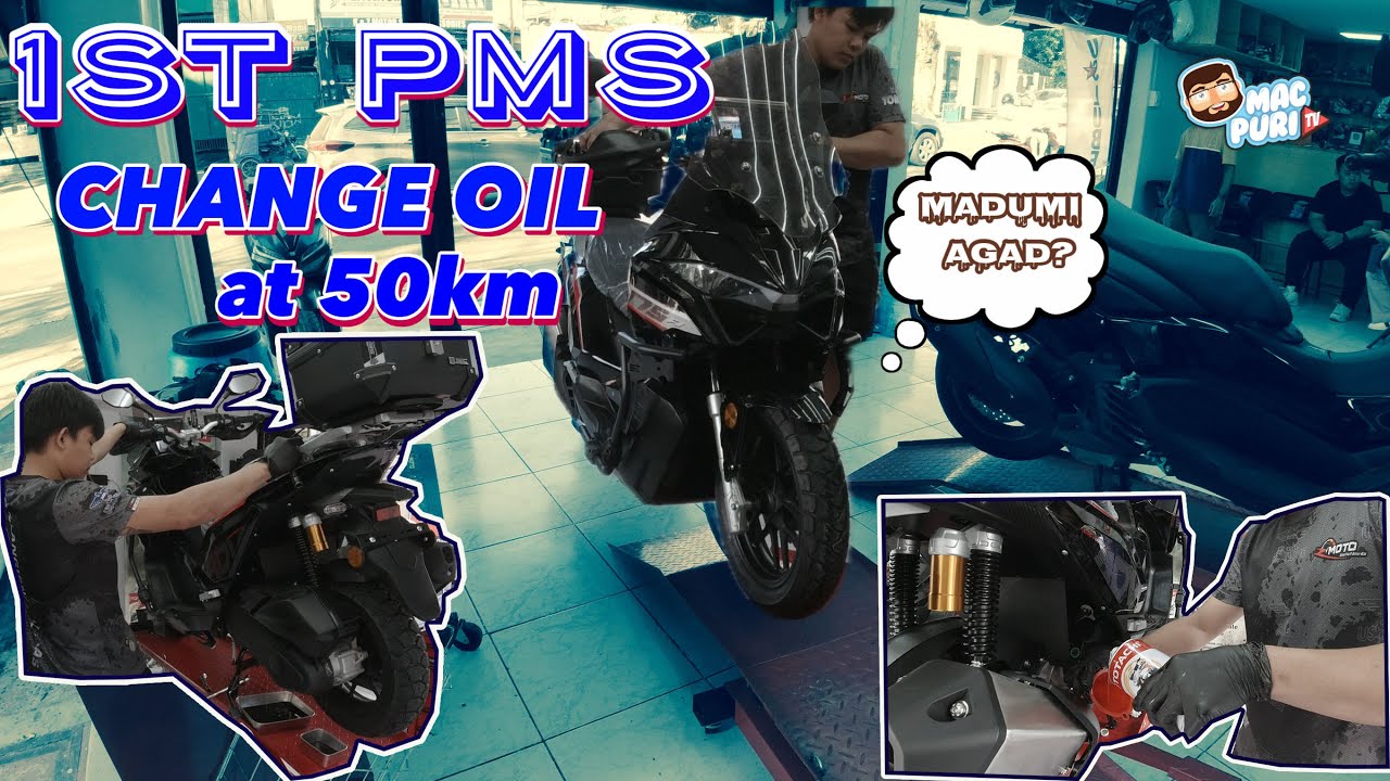 Maitim na Langis at 50km? | ADV 175 Motorstar