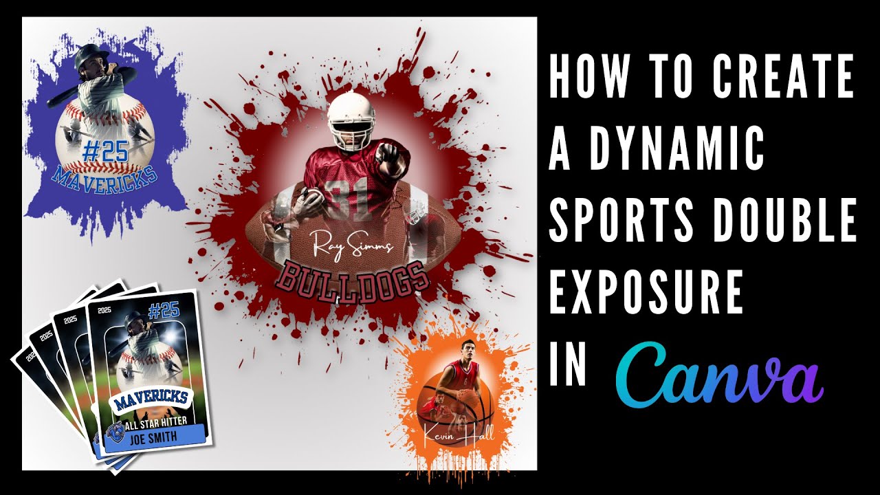How to Create a Dynamic Sports Double Exposure in Canva