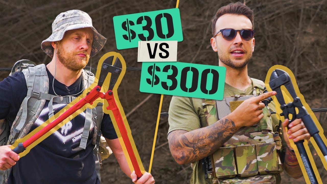 Spec Ops Test CHEAP vs. EXPENSIVE Bolt Cutters!