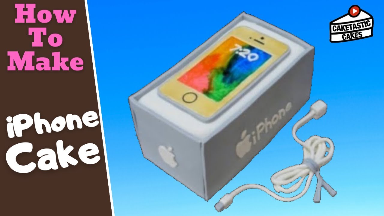 iPhone Cake Tutorial - How to Make Mobile Phone Cake - iPad Cake Tutorial - Cake Decorating Video