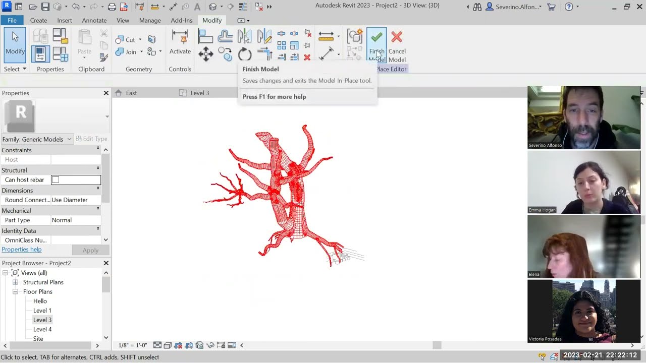 Object from Rhino to Revit _ DWG & Materials