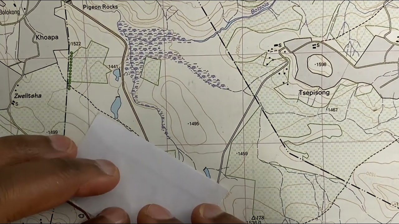 Geography: How to calculate distance using linear scale of the map