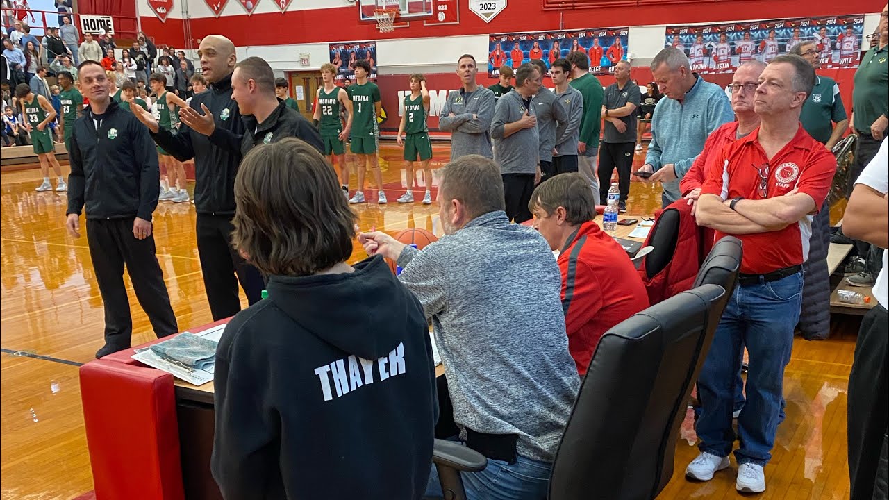Singing the National Anthem for Mentor High School - tried something new! Go Cardinals! 🏀