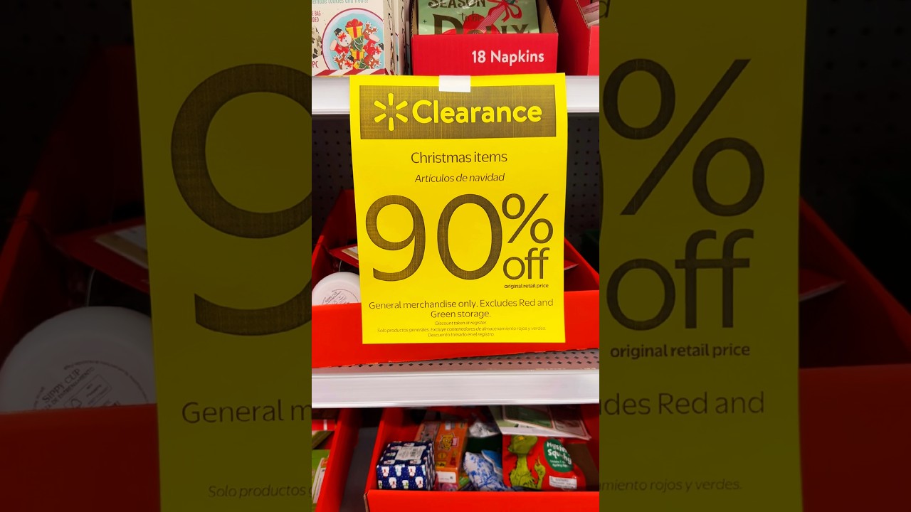 Рождественская распродажа! Все товары со скидкой 90% в Walmart! ‼️🚨 