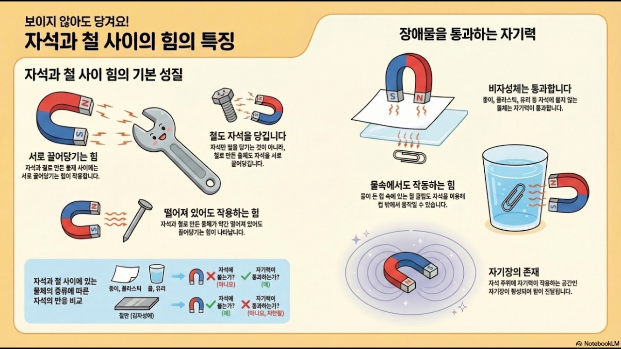 [과학 4-1] 1단원 3차시 - 신비로운 끌어당기는 힘