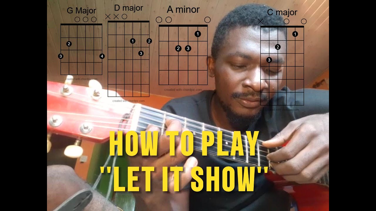 HOW TO PLAY LET IT SHOW BY  KAESTRINGS-GUITAR TUTORIALS