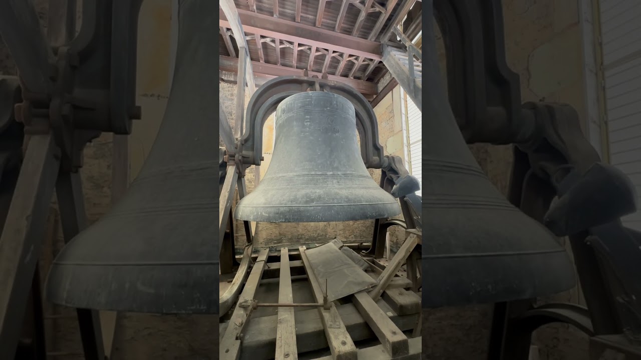 &ldquo;Big Joe&rdquo; 37,000lbs bell &mdash; largest bell cast in America #bells #churchbells #fyp #hearingloss