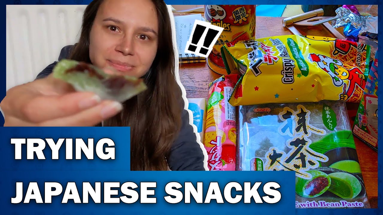 Trying Japanese Snacks 🍬  | Vlog