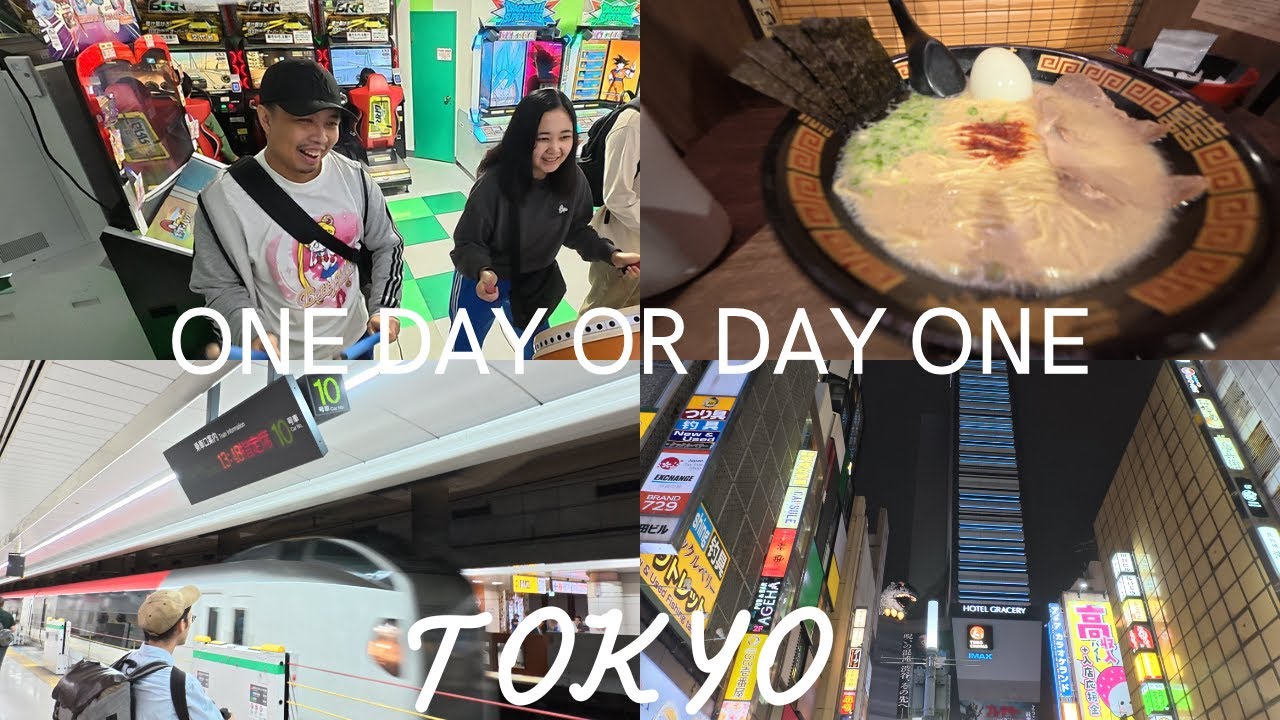 One Day or Day One (Tokyo, Japan) | Narita Express to Shinjuku (Introvert Couple) | DJI Action 5 Pro