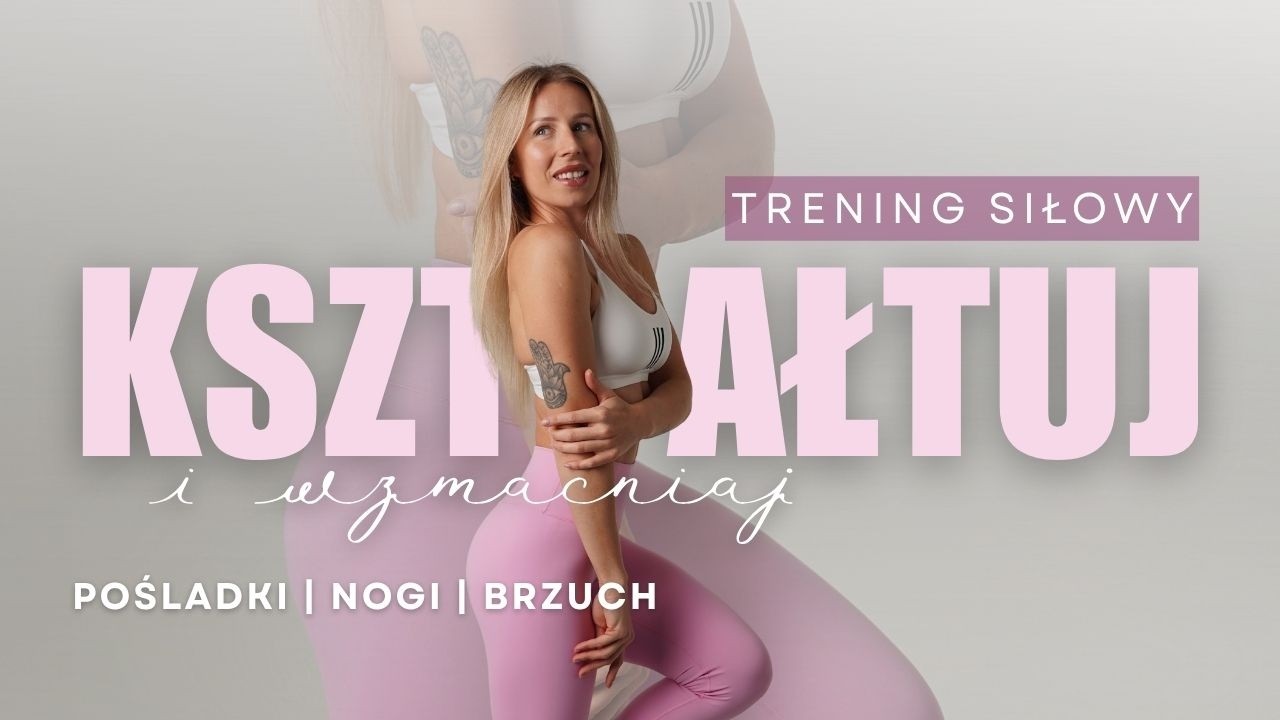 NOGI + POŚLADKI + BRZUCH 🔥 | 40 MIN TRENING Z HANTLAMI I MINI BAND