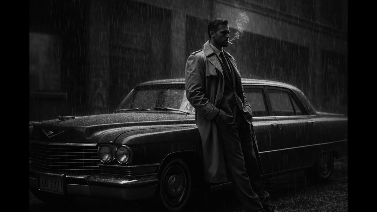 Rain, Smoke & Midnight Noir Jazz ☔ |  Noir Nights in the Sin City