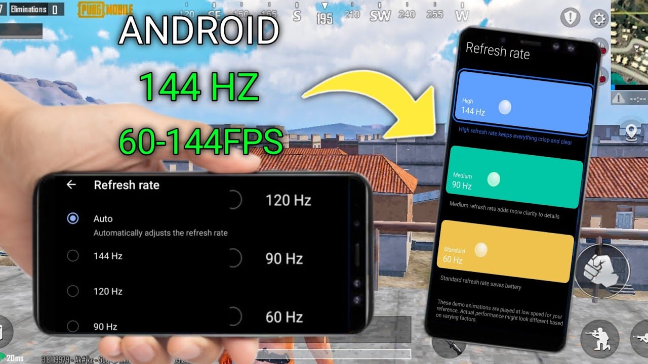 Odblokuj Androida 120 kl./s + 144 Hz 144 kl./s bez rootowania. Działa w 100% | Maksymalna liczba ...