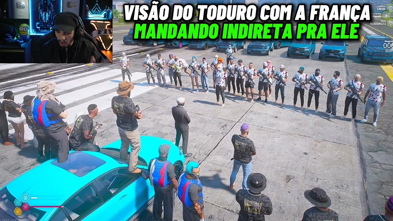 VISÃO DO TODURO COM CONNOR CHAMANDO ELE PRA UMA GUERRA E A FRANÇA MANDANDO INDIRETA