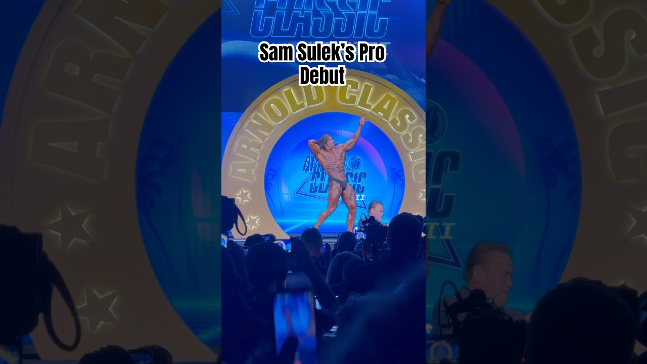 Watching Sam Sulek&rsquo;s Pro Debut at the &lsquo;26 Arnold Classic. What are your thoughts 💭? #bodybuilding