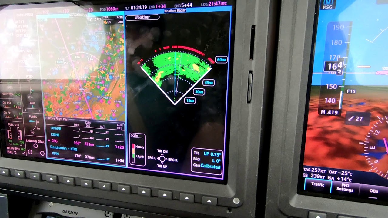 The Piper M600: G3000 Using Color Weather Radar and Nexrad side-by side with Dick Rochfort