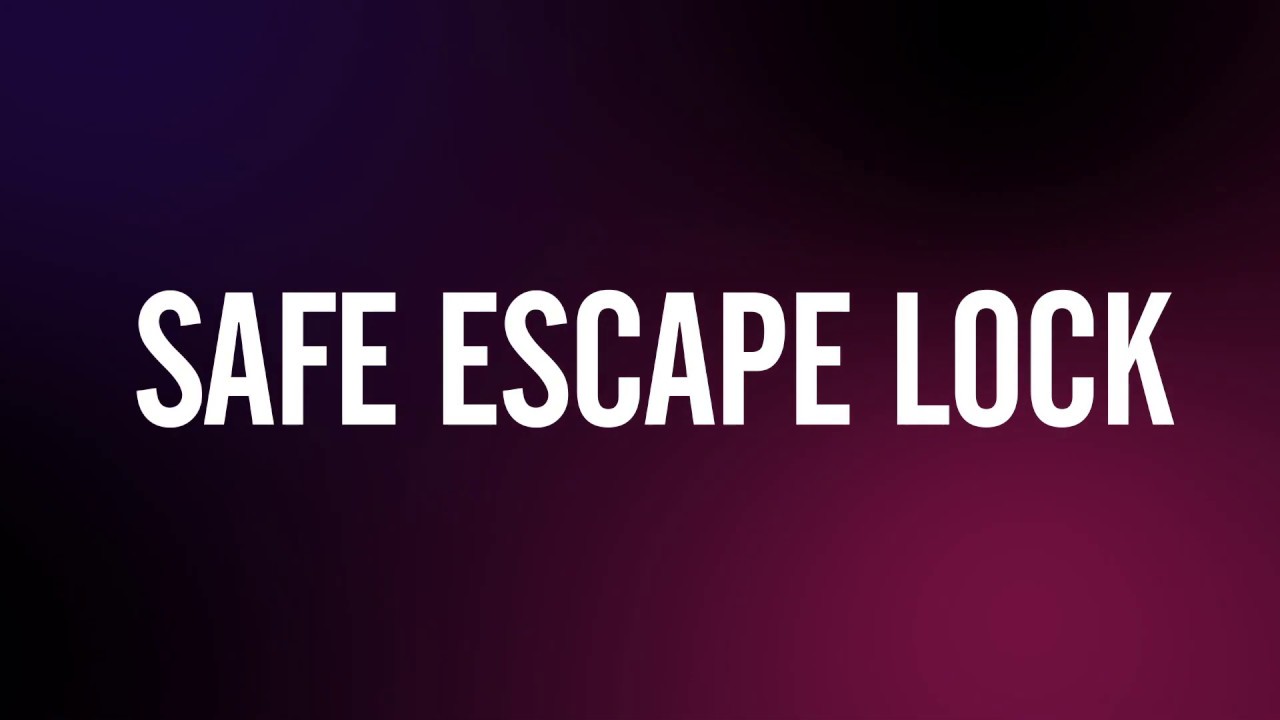 Troax Safe Escape Lock