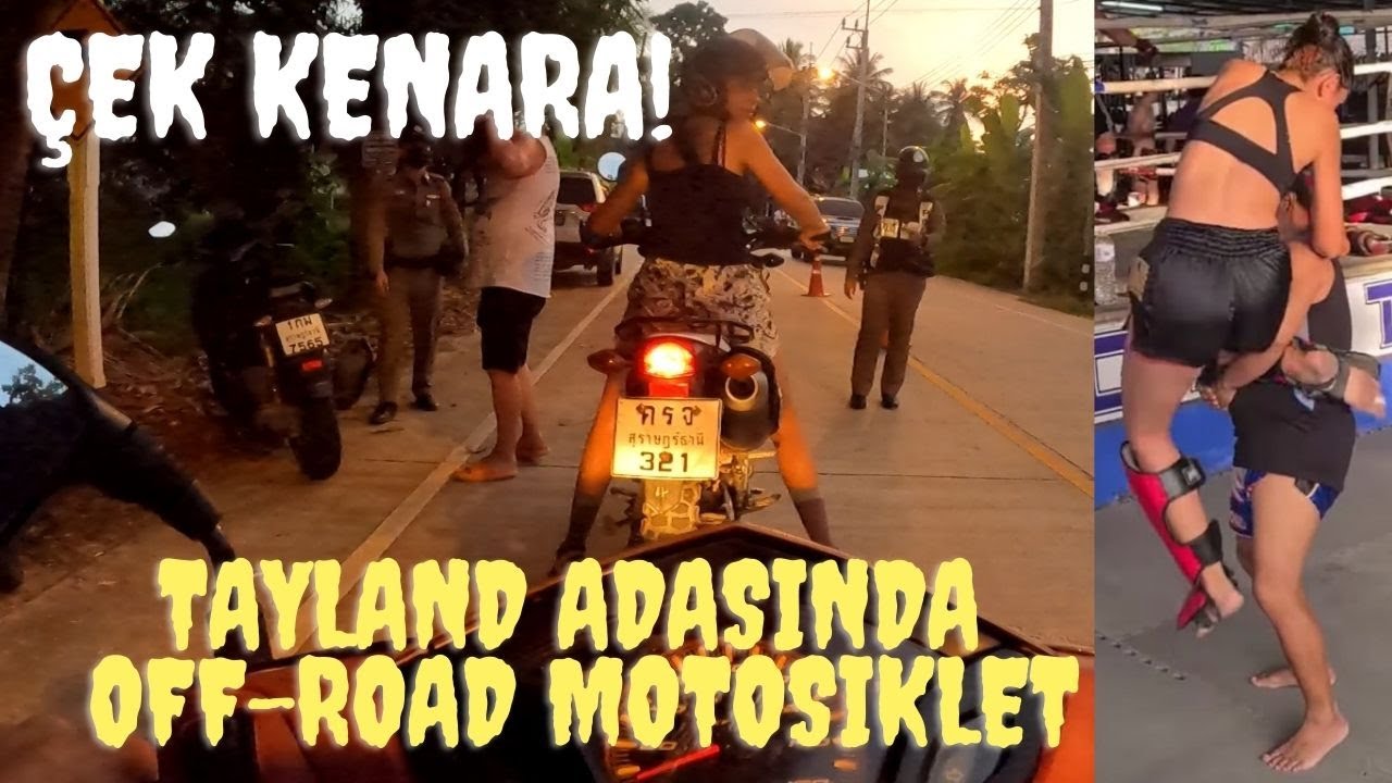 Tayland Adalarında  Ekipmansız Off-Road Motor Sürüşü Yaptık! - Koh Phangan & Bottle Beach