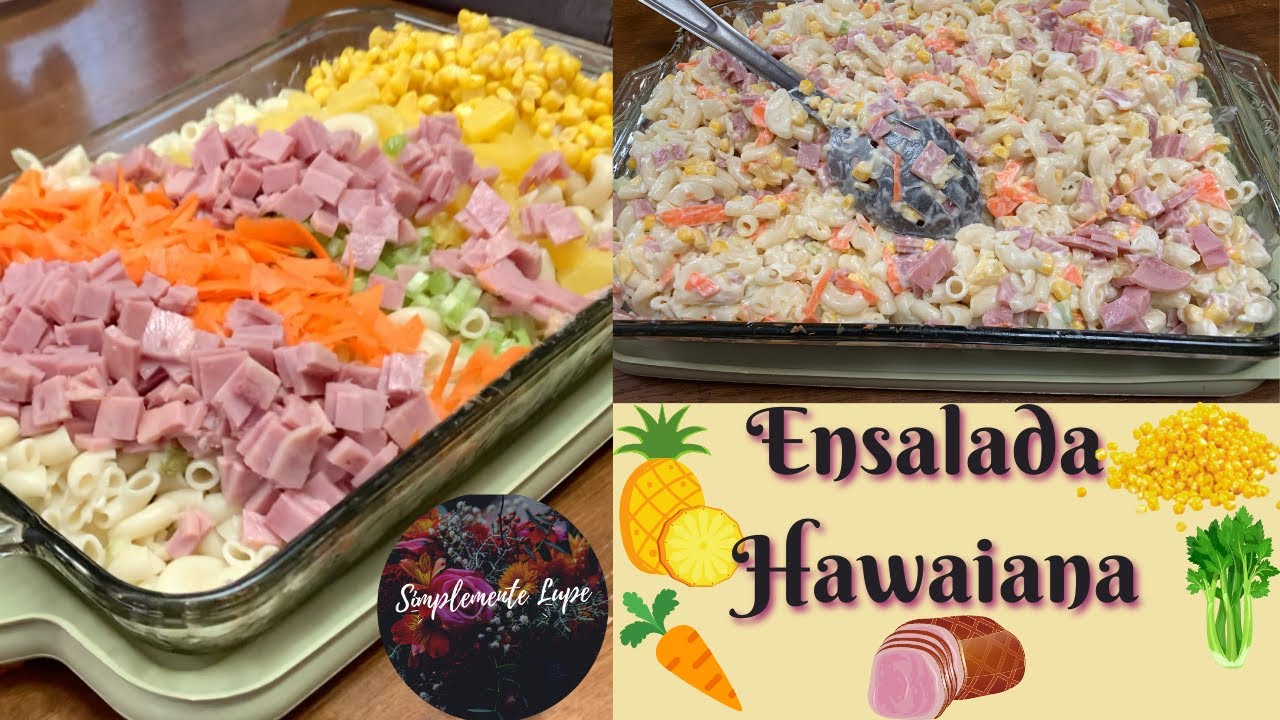 Ensalada Hawaiana de Coditos y Piña [Simplemente Lupe]
