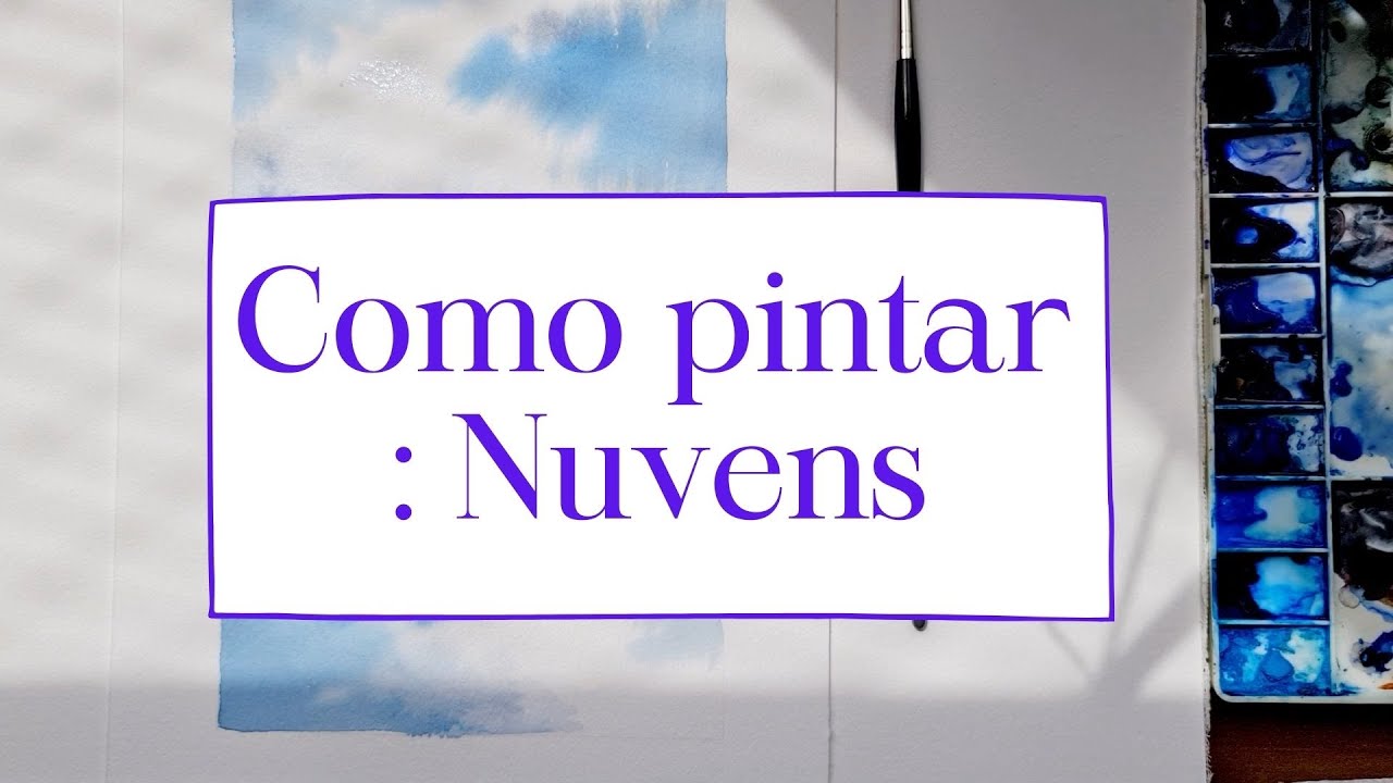 Como pintar nuvens!