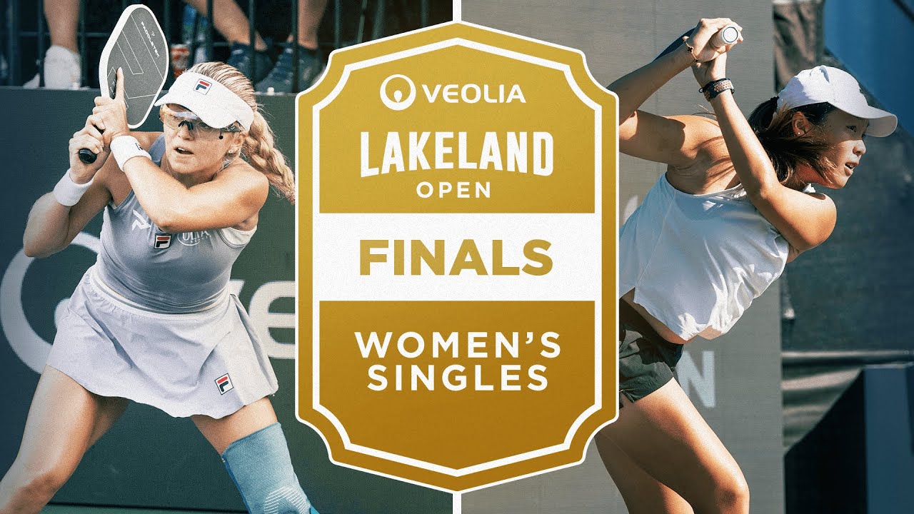 Anna Leigh Waters v Chao Yi Wang at the Veolia Lakeland Open