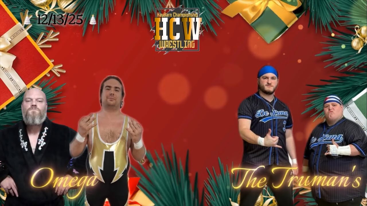 #1 Contenders Match: Omega vs The De Luna’s FULL MATCH HCW Merry Case Mayhem 12/13/25