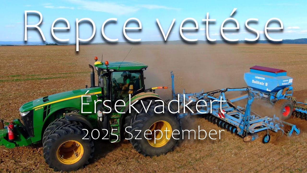 Siew rzepaku - &Eacute;rsekvadkert 2025