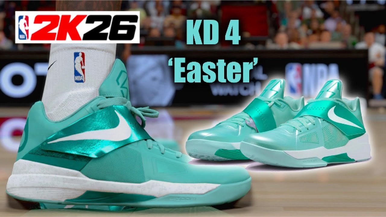 NBA 2K26 Shoe Creator — KD 4 Easter