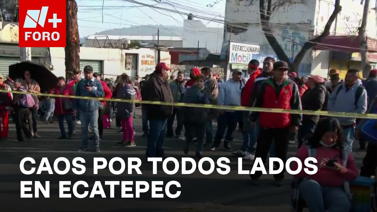 ¿Qué vialidades de Ecatepec están bloqueadas hoy 30 de octubre de 2024? - Expreso de la Mañana