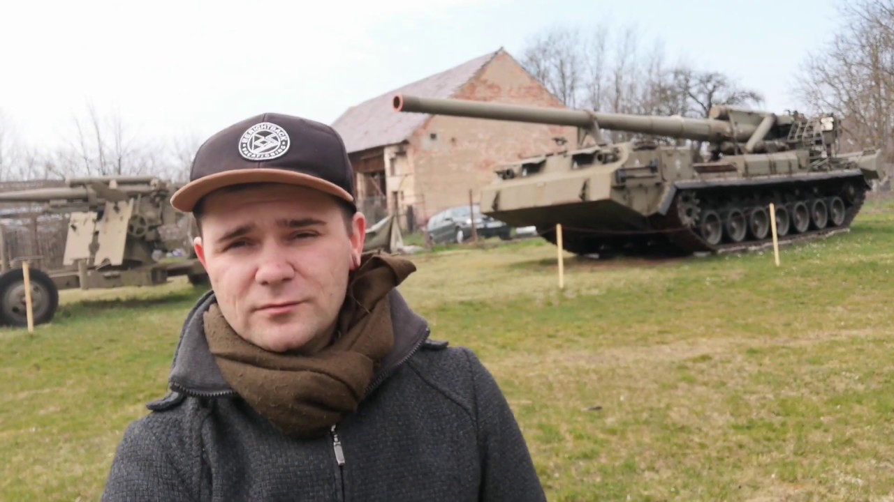 203 mm armata samobieżna 2S7 Pion w zbiorach Lubuskiego Muzeum Wojskowego