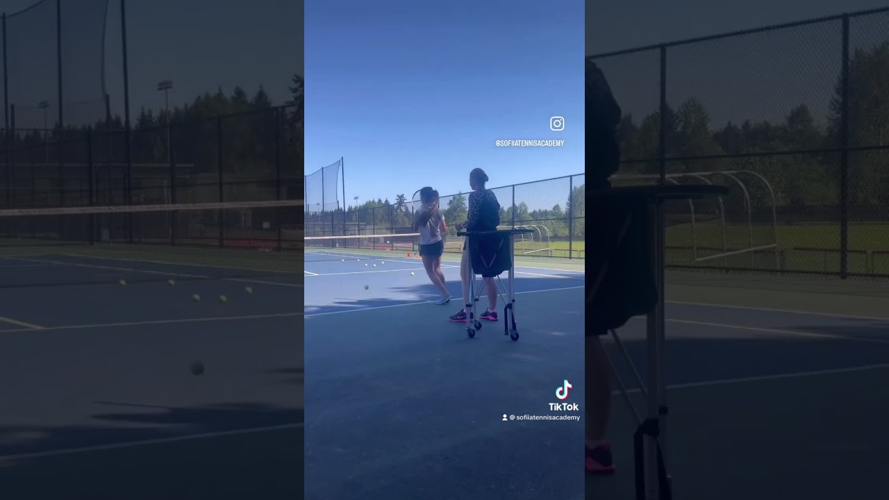 Working on coordination✅🔥#tennis#coach#tennislessons