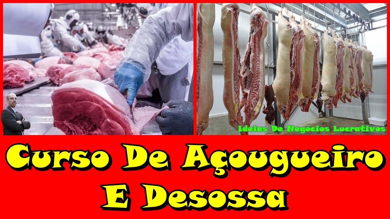 ✅✅✅CURSO DE A&Ccedil;OUGUEIRO Com Especialidade Em Desossa Bovina E Su&iacute;na - FULL HD✅✅✅