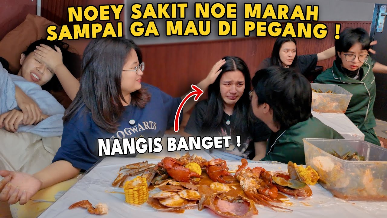 NOEY SAKIT NOE MARAH SAMPAI GAK MAU DI PEGANG !