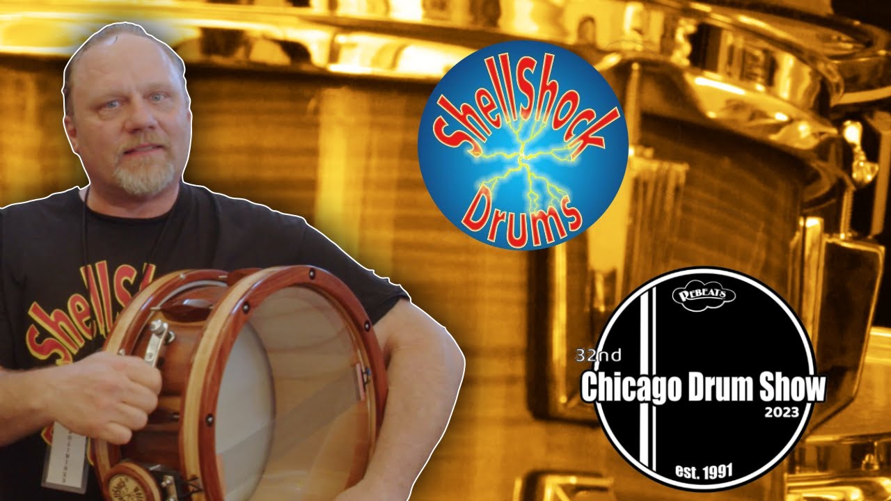 Crafting Rhythms: Shell Shock Drums Exquisite Handmade Drums | Chicago Drum Show 2023