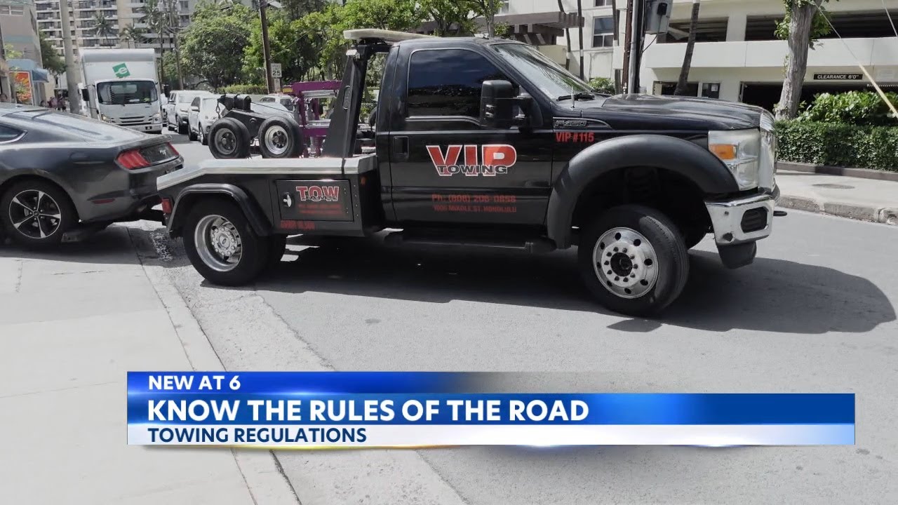 Hawaii's towing rules unawareness persists despite changes