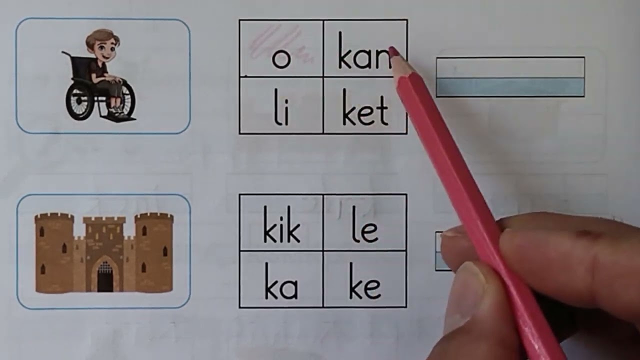 1. sınıf ilkokuma yazma kitabı sayfa 173-176 K-k sesi ile okuma yazma çalışmaları
