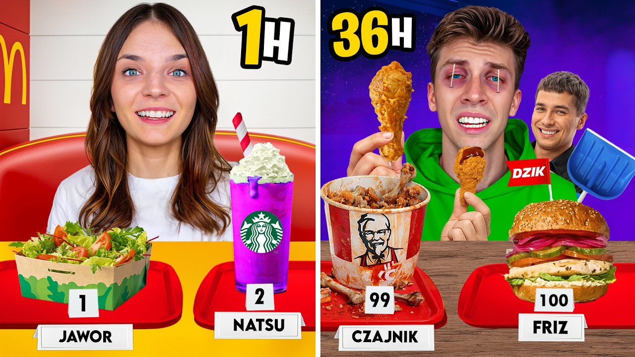JEMY ULUBIONE FAST FOODY 100 INFLUENCERÓW