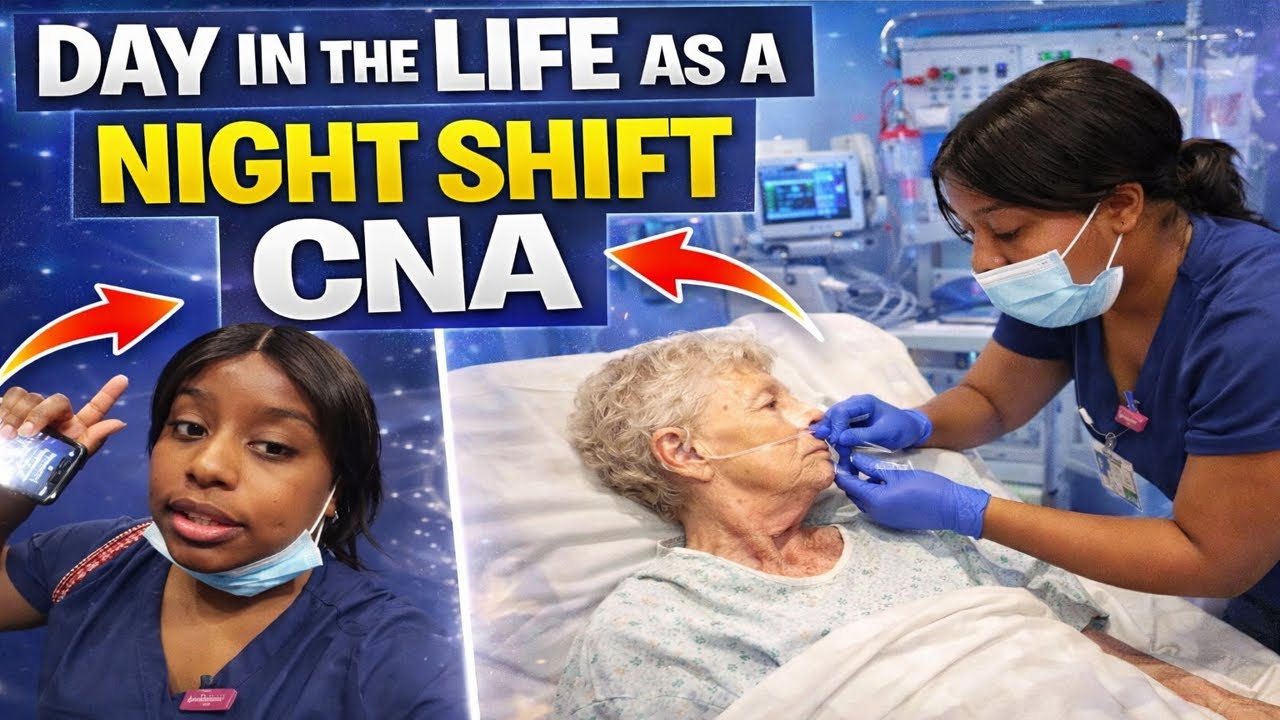 DAY IN THE LIFE!:WHAT I DO IN MY 8 HOUR NIGHT SHIFT AS A CNA  #vlog #nursing  #dayinthelife (2024)