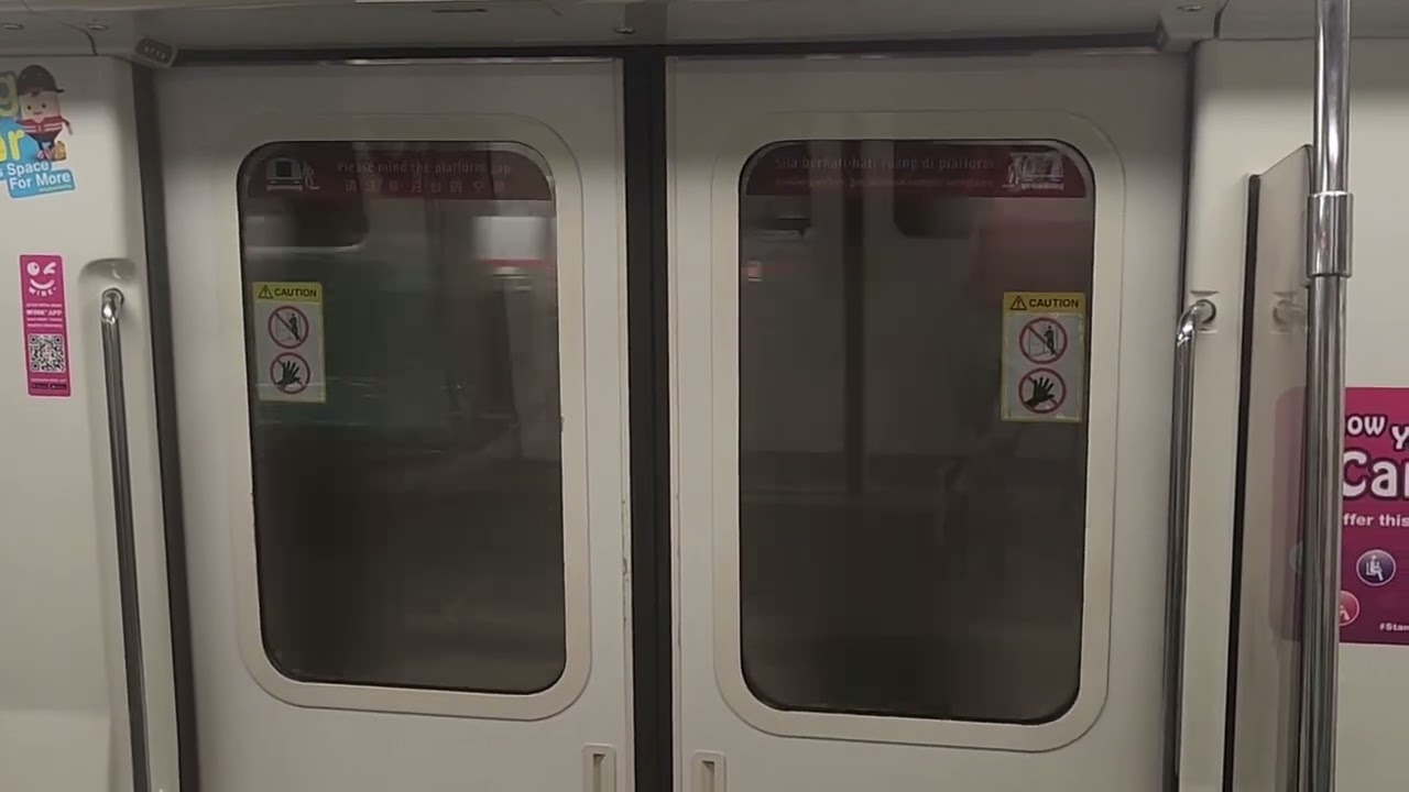 [SMRT Trains - Retired/Last Trip] C751B 341/342 from NS28 Marina South Pier to NS25 City Hall