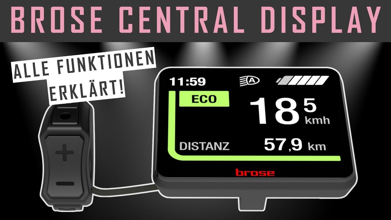 Brose Central Display - Alle Funktionen erklärt!