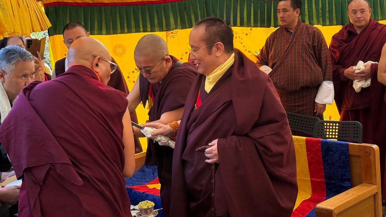 His Eminence The 12th Tai Situpa Rinpoche visit to Bhutan.