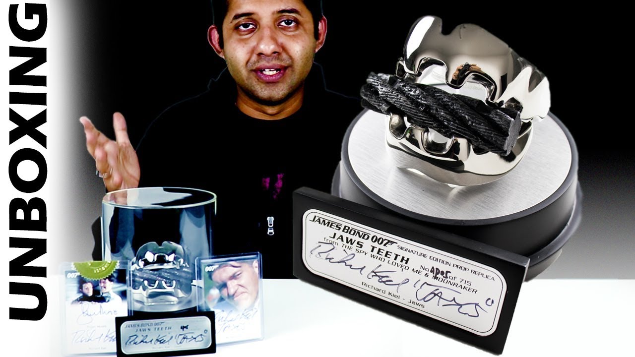 Unboxing! JAMES BOND - JAWS Teeth Prop Artist Proof Limited Edition!! [2019]