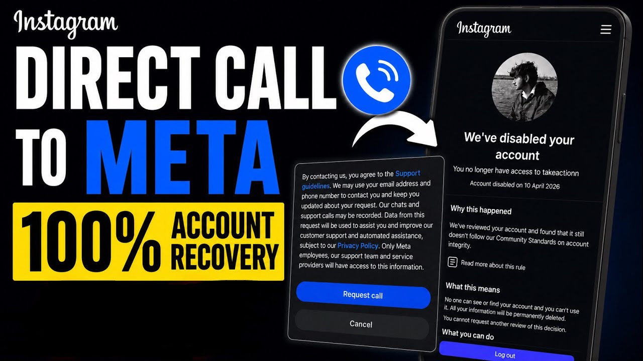 Get Your Instagram Account Back by Contacting Meta Agent Directly | Disabled Account Recovery 2026