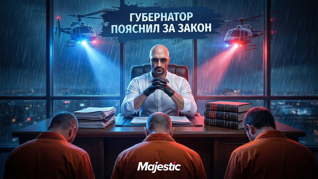 Губернатор стал прокурором и посадил неприкосновенное быдло | В GTA 5 RP | Majestic
