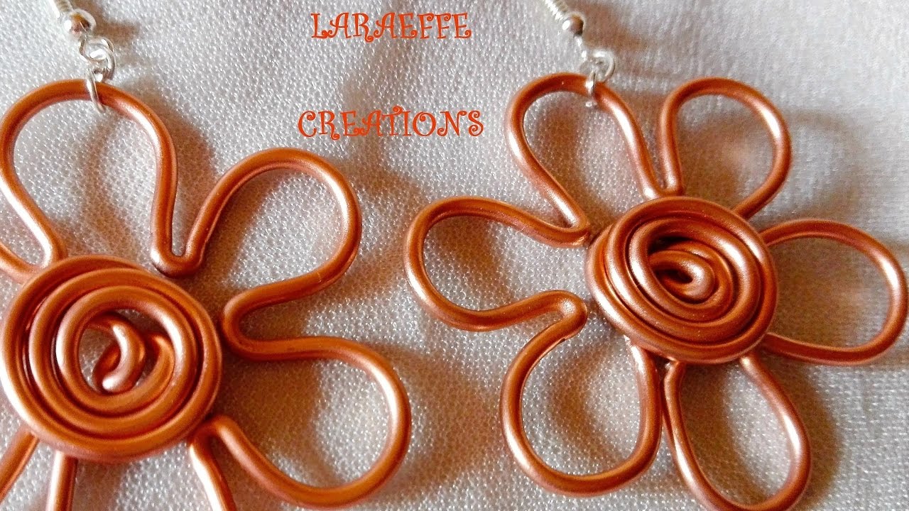 Tutorial Orecchini wire Margherita