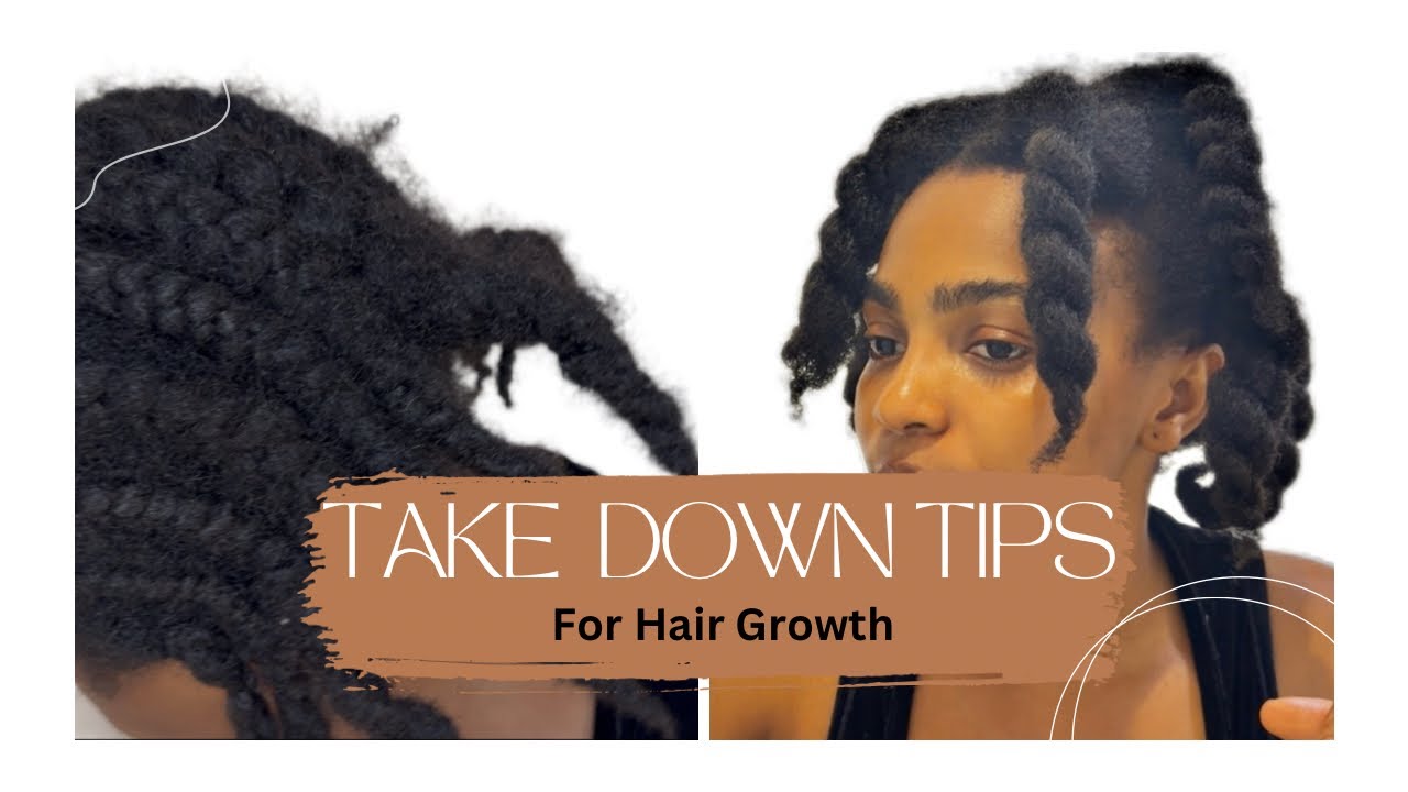 How to properly take down your protective hair style.