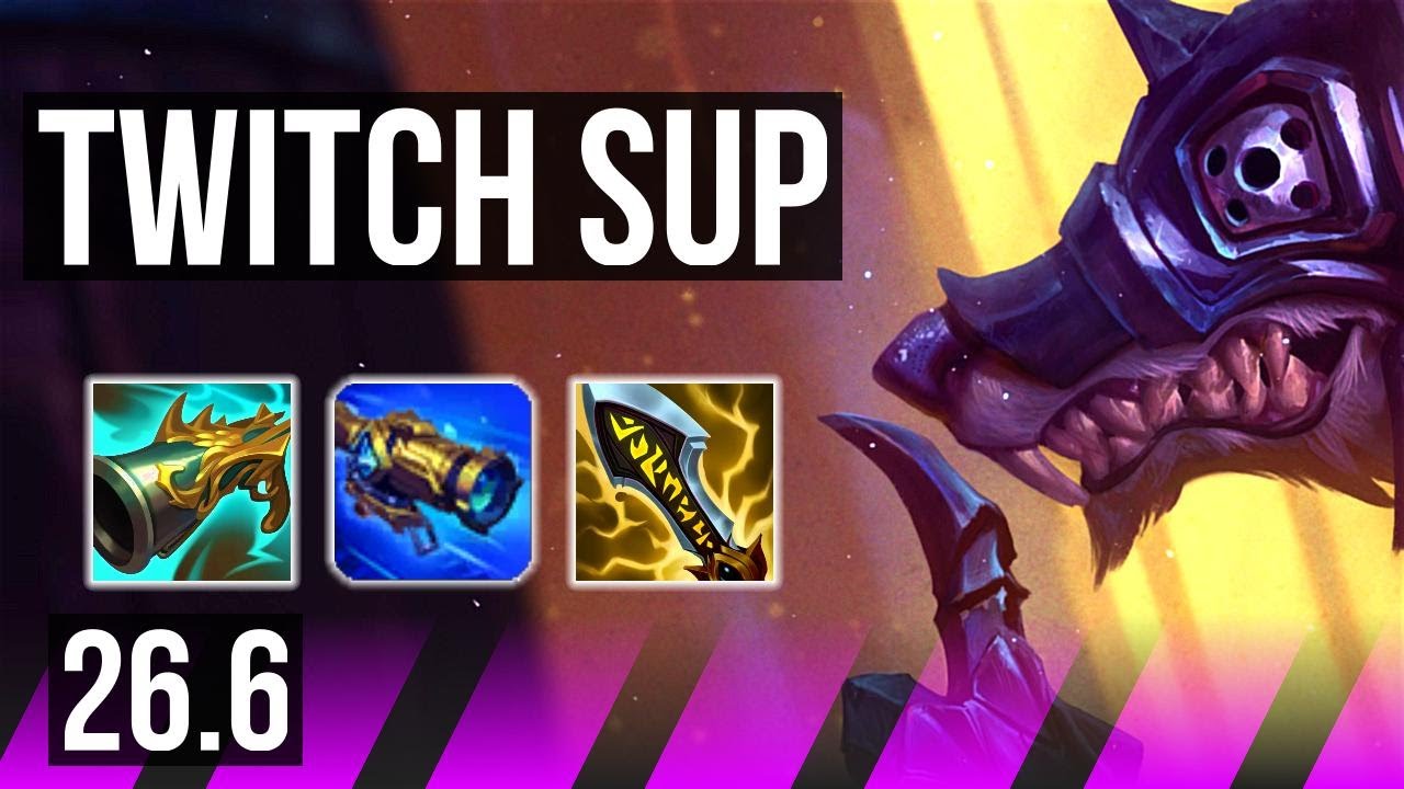 TWITCH & Jhin vs NAMI & Vel'Koz (SUP) | EUW Master | 26.6