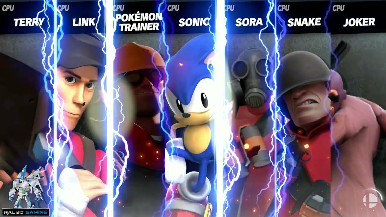 Heavy vs Scout vs Engineer vs Sonic vs Pyro vs Soldier vs Spy